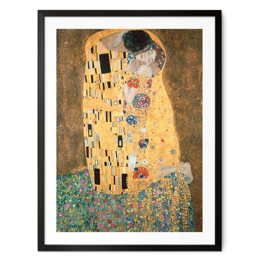 Poster Klimt - Kyssen