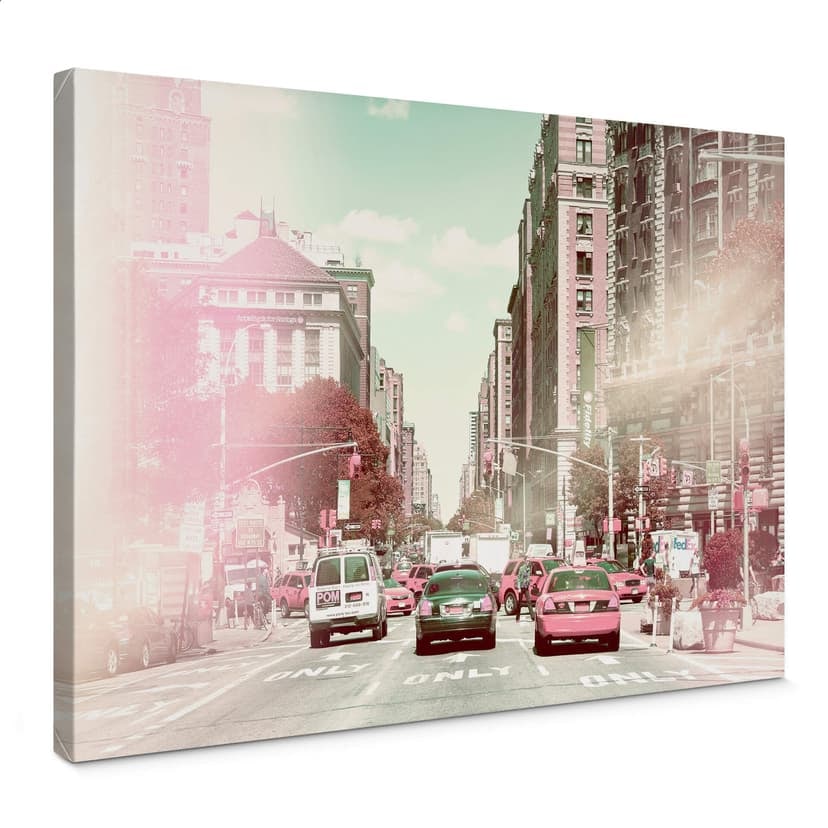 Canvastavla Hugonnard - New York Pastell