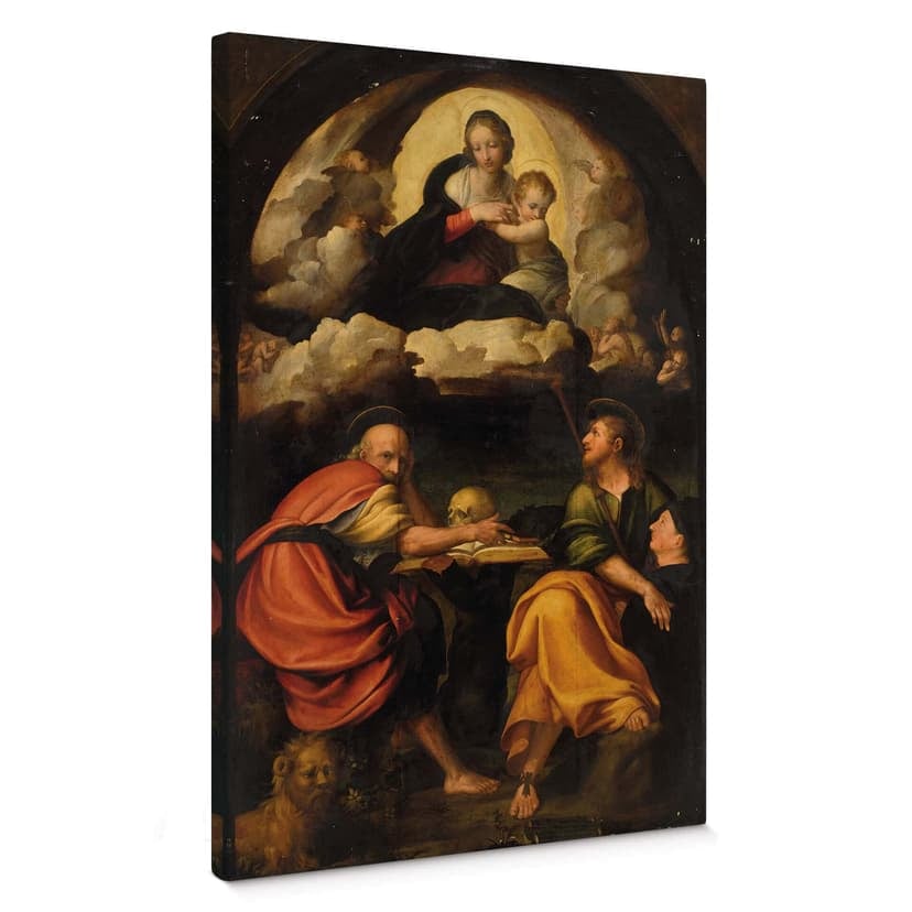 Canvastavla Michelangelo - Maria med barnet iGlorie