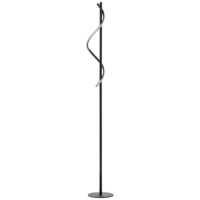 Stehleuchte Frederik 3 Schwarz, 16W, 150 x 20 cm, Metall Led stehleuchte