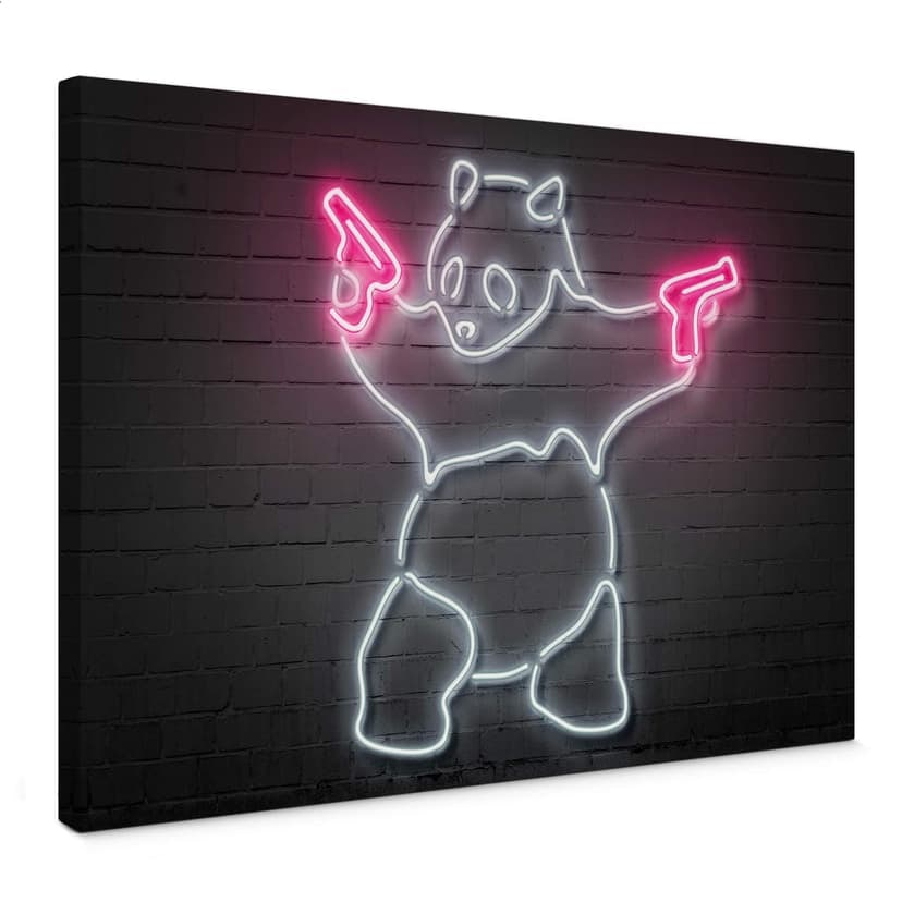 Canvastavla Mielu - Panda