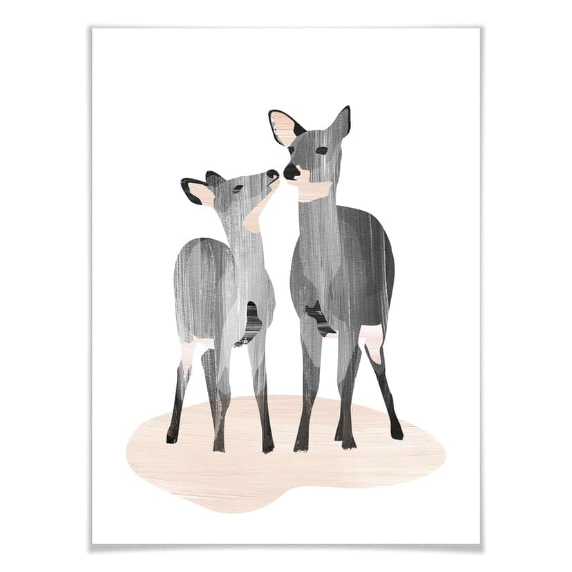 Poster Goed Blauw - Fawns