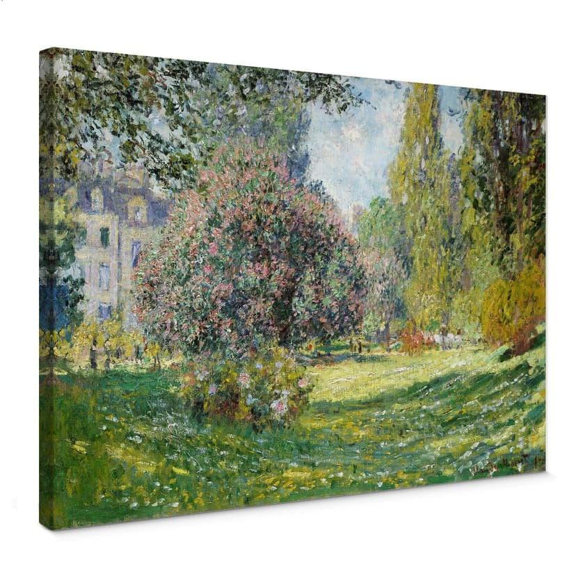 Canvastavla Monet - Parken Monceau