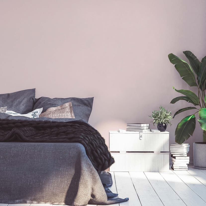 Unit tapet rosa - non-woven tapet konst A.S. Création - matt och lätt strukturerad