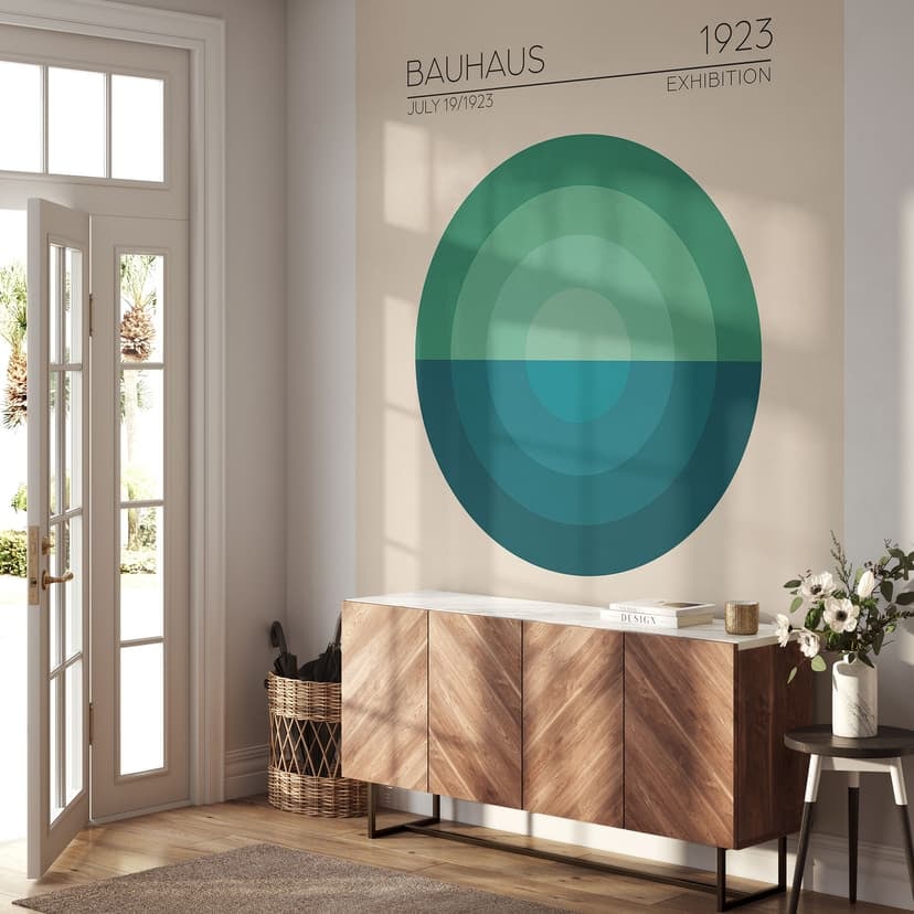 Bauhaus Mavi Daire - Tunaboylu Fototapet