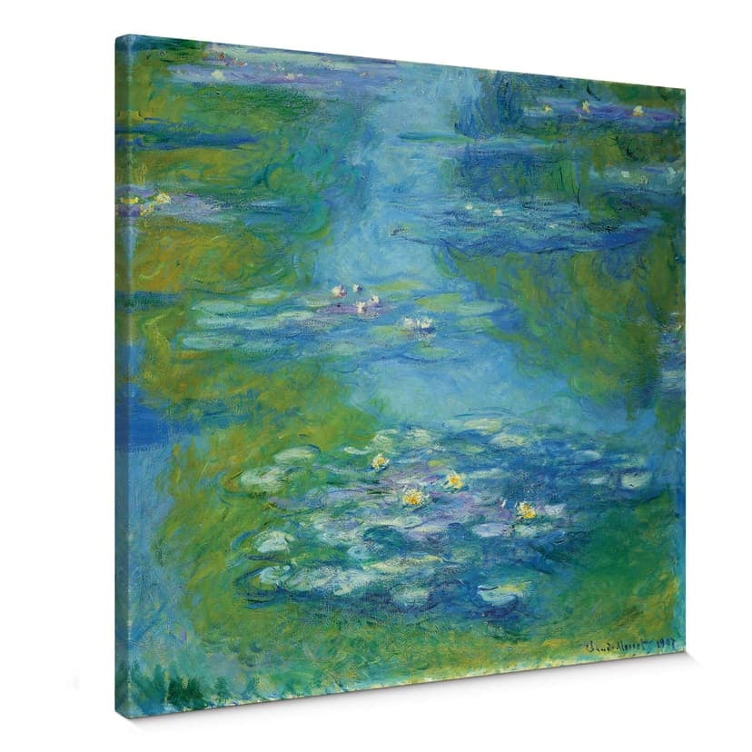 Canvastavla Monet - Näckrosor 1907