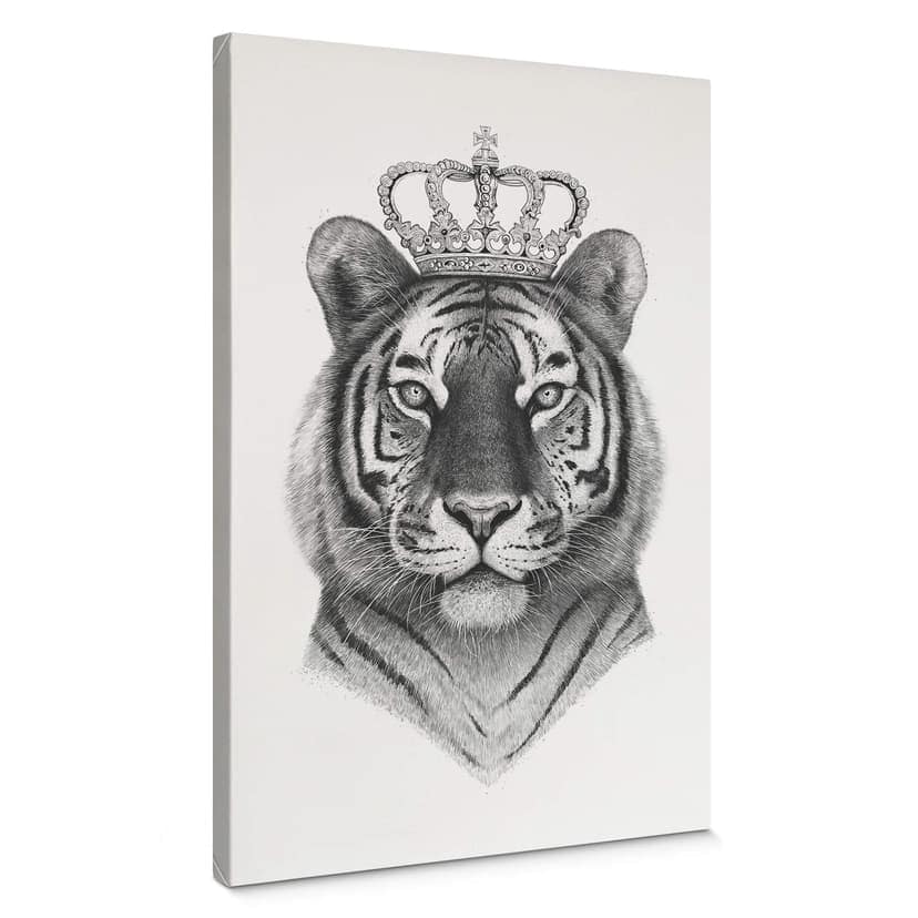 Canvastavla Korenkova - Tigerkungen
