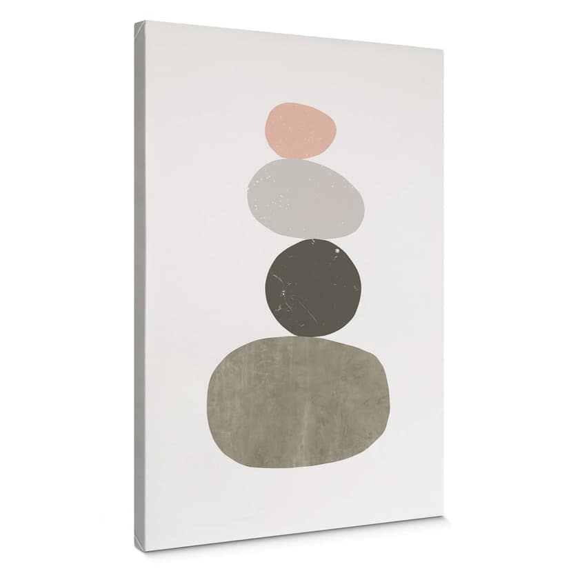 Canvastavla Nouveauprints - Pebbles 1