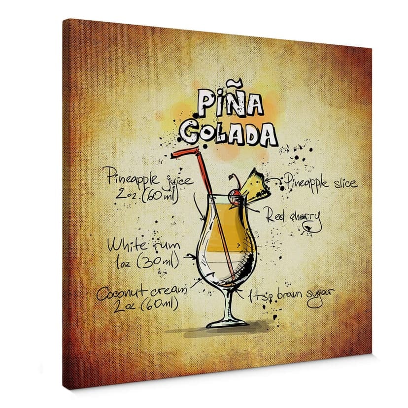 Canvastavla Pina Colada - Recept