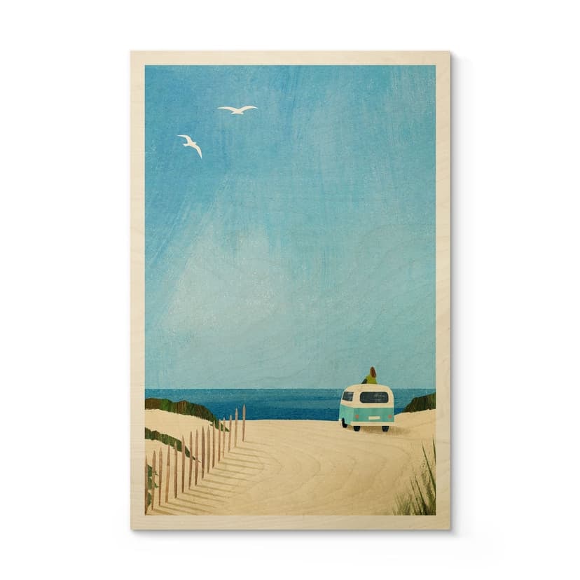 Van Life Träposter - Semester vid havet - Rivers