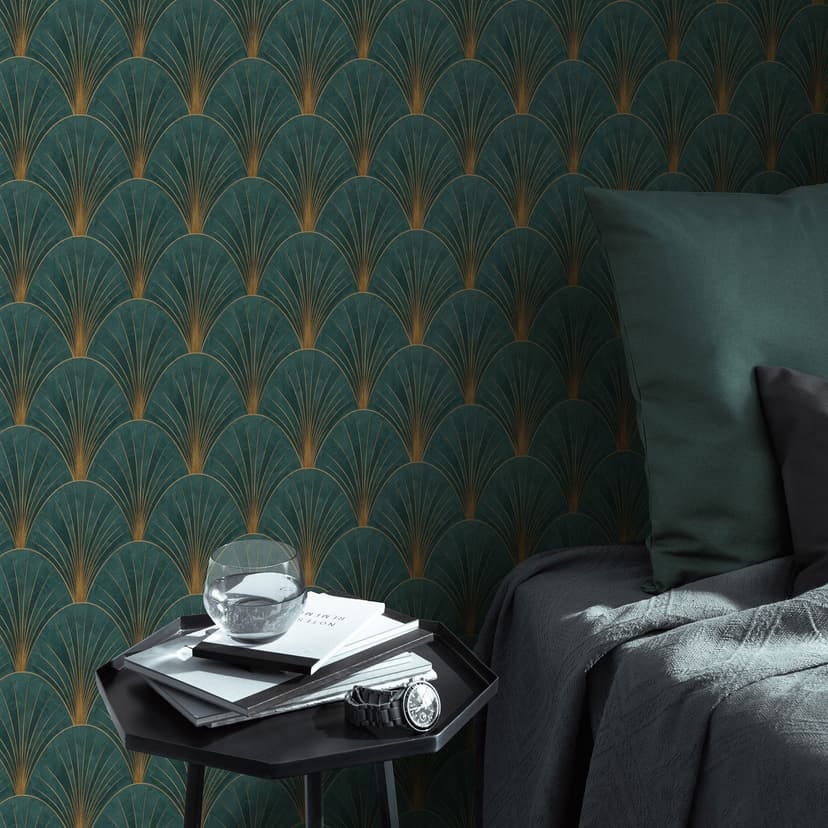 Non-woven tapet AVANTGARDE Elle Decoration 4, bensin