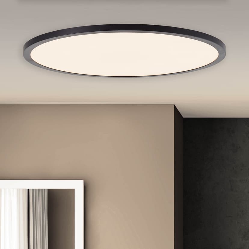 Deckenleuchte Selina Schwarz, 33W, 3 x 50 cm, Kunststoff Lampe