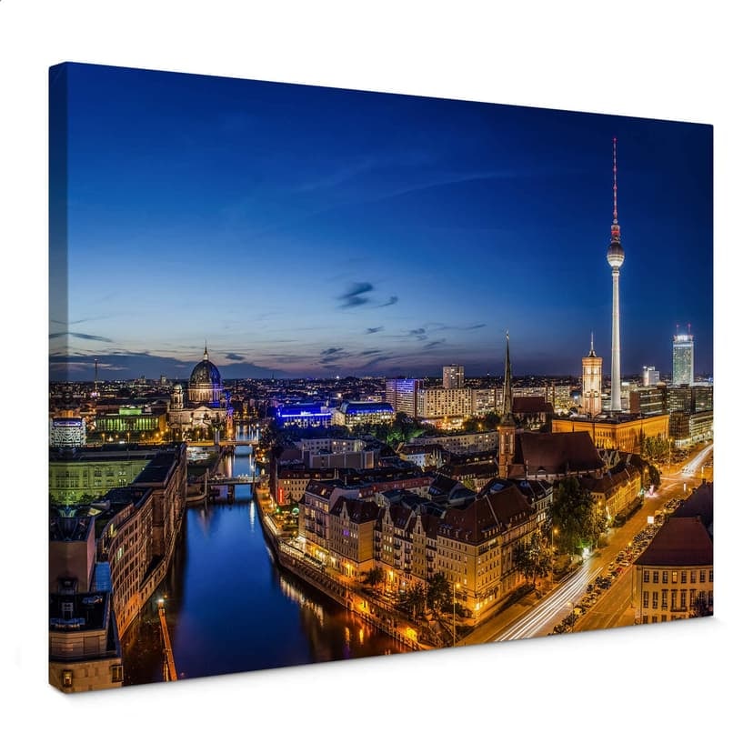 Canvastavla Berlin Panorama