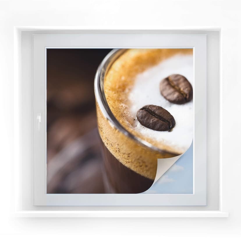 Kaffe 2 sekretessfilm - fyrkant