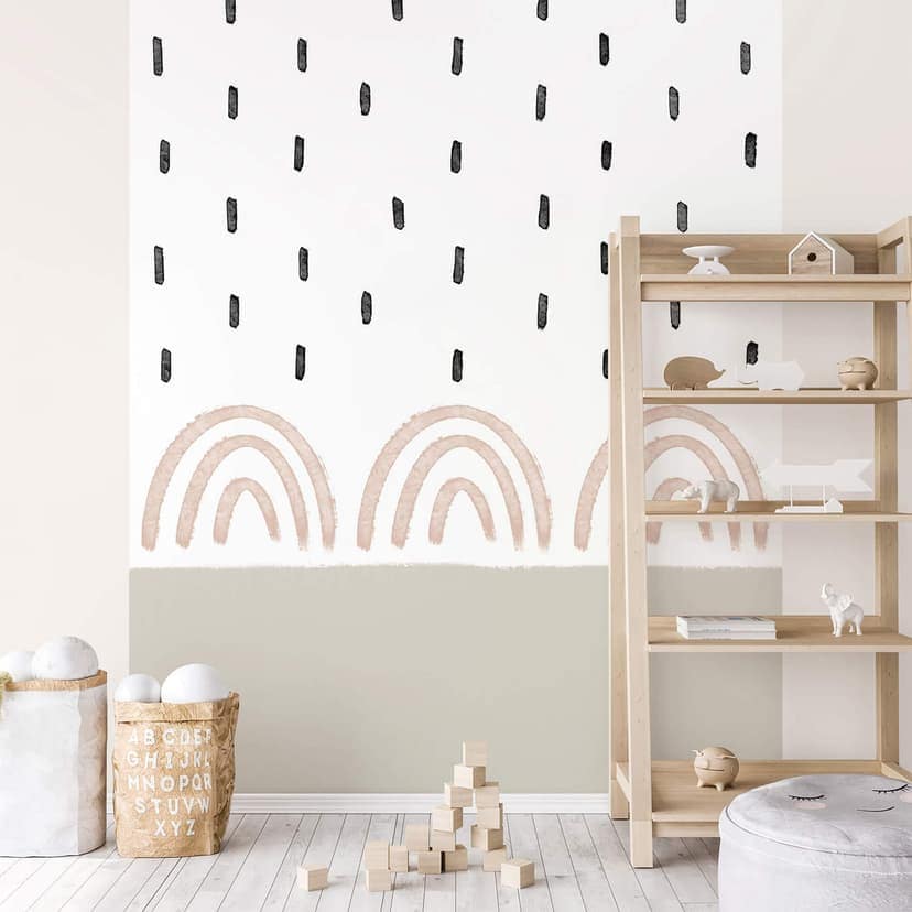 Fototapet uplusmestudio - Regn och bågar