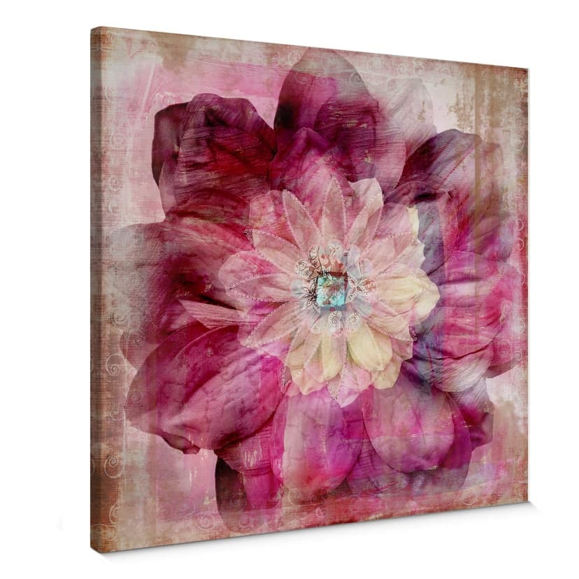 Pink Peony canvastavla