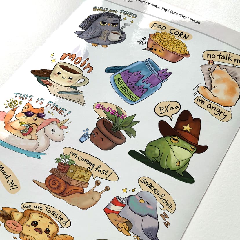 Sticker Süße Memes