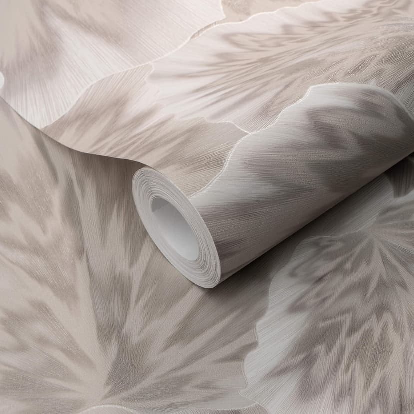Non-woven tapet med grafiska prov i beige