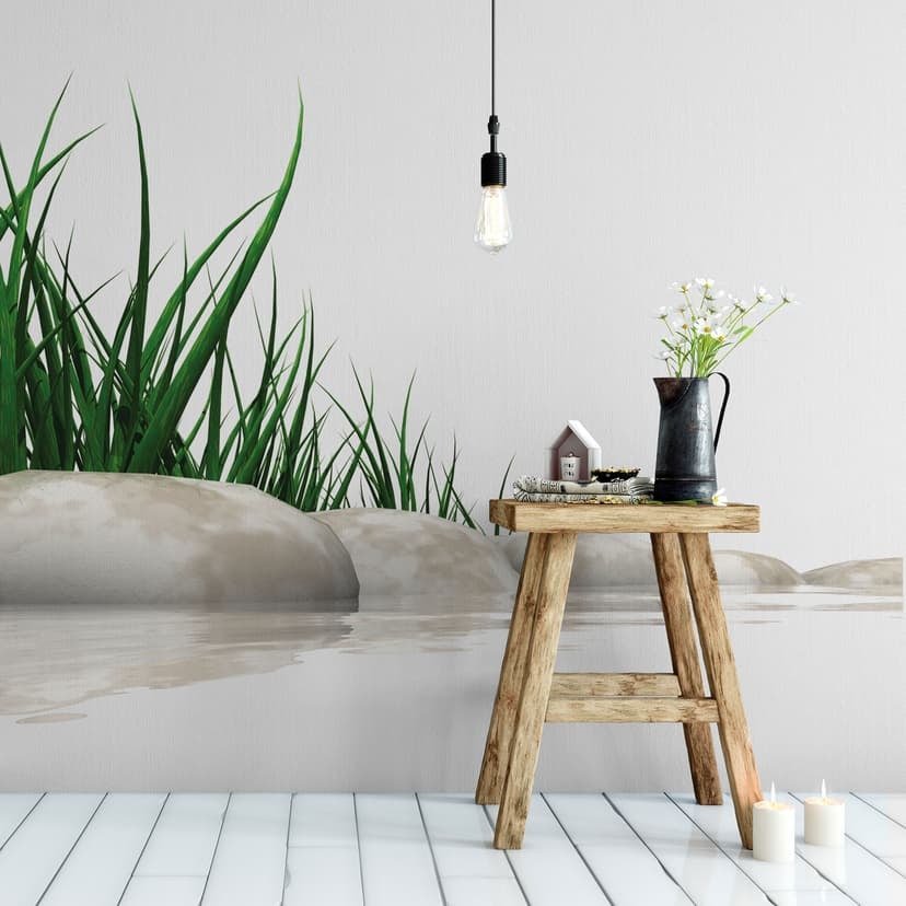 Fototapet vid flodstranden
