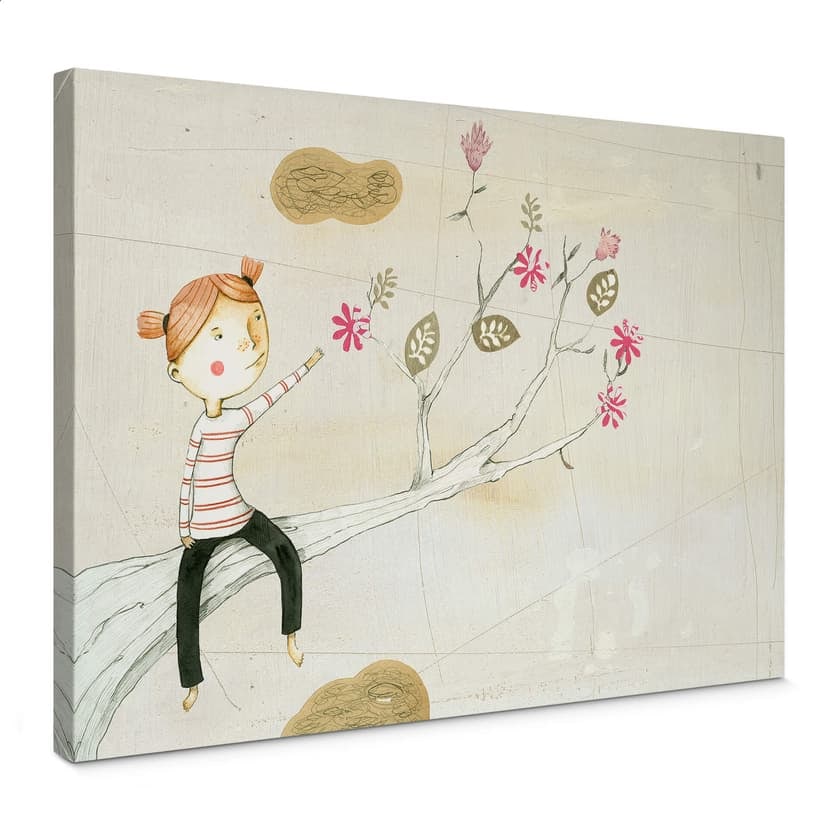 Canvas Loske - Blomsterträd