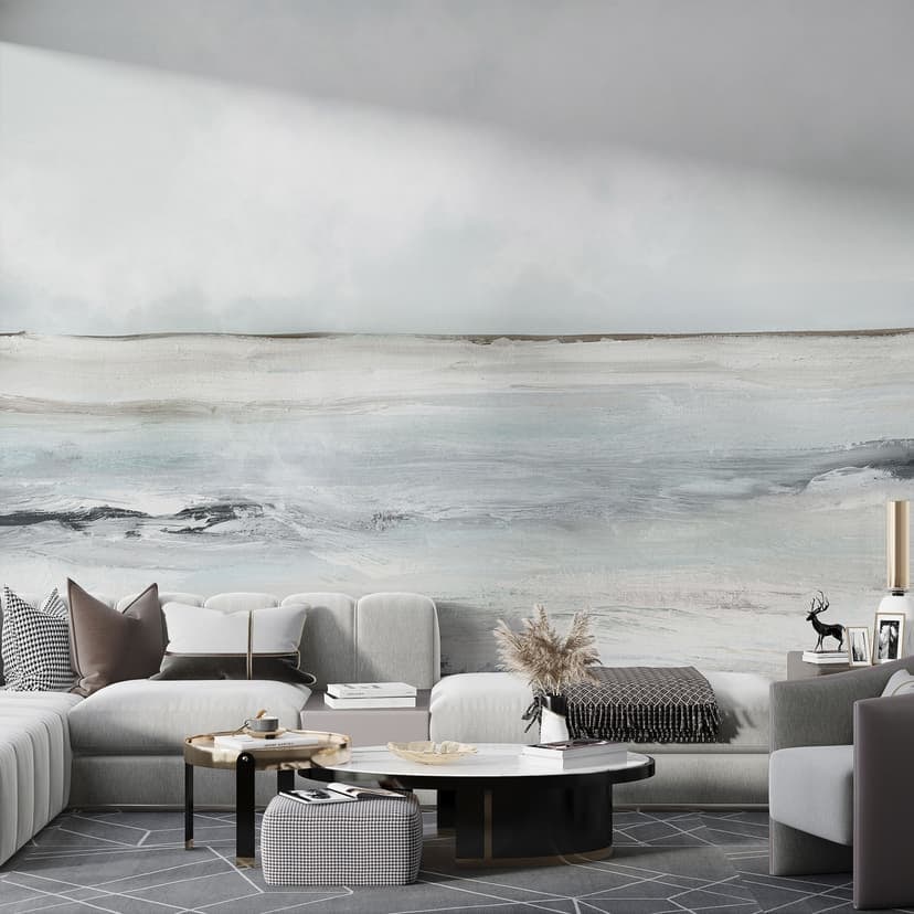 Fototapet Vågor vid Sandy Bay - Hobday