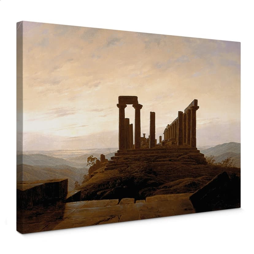 Canvastavla Friedrich - Junotemplet i Agrigento