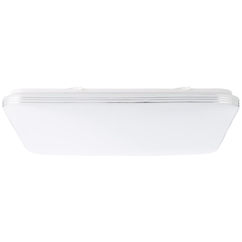 Wand- und Deckenleuchte Amelie Silber, Weiss, 48W, 6 x 54 cm, Kunststoff Deckenlampe