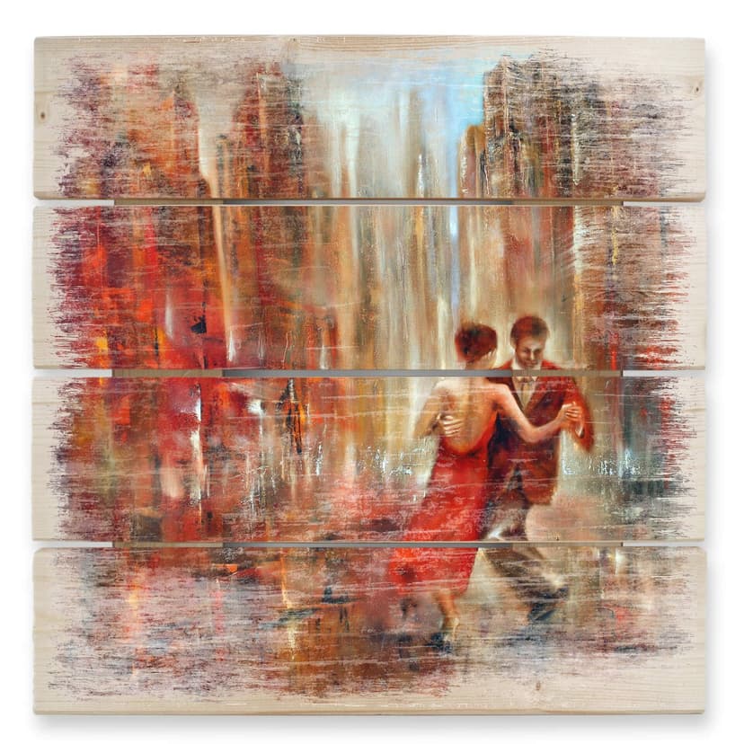 Schmucker Trätavla - Tango - 40x41,5 cm