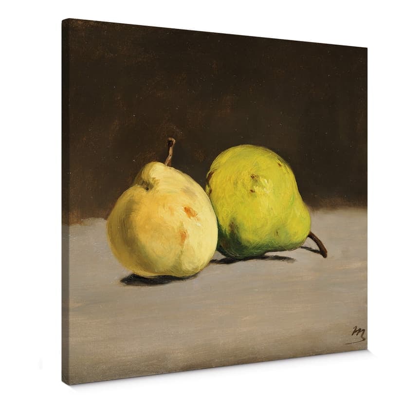 Canvastavla Manet - Två päron