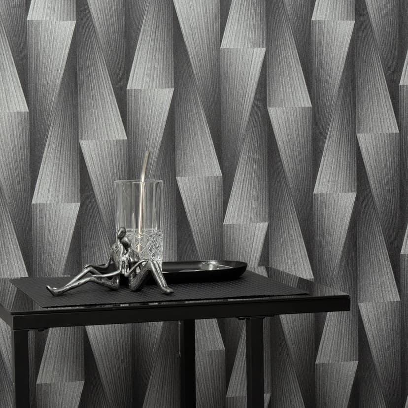 Guido Maria Kretschmer grafisk tapet Shift Fashion for Walls 5 silver