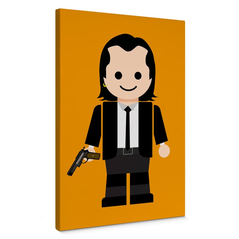 Canvastavla Gomes - Pulp Fiction leksak Vincent Vega