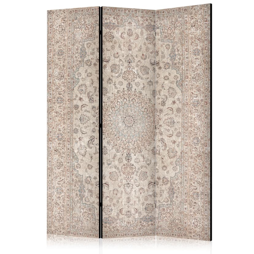 Paravent, Raumteiler freistehend, Trennwand - Desert Nights - Ornamented Persian Carpet in Muted Co