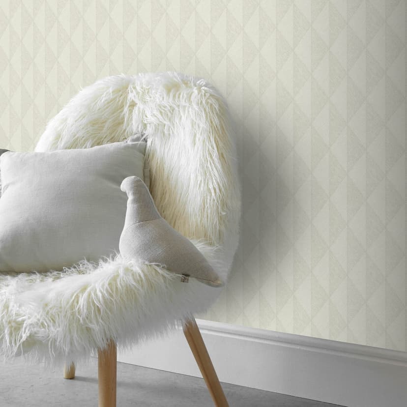 Guido Maria Kretschmer grafisk tapet Woven Whisper Fashion for Walls 5 ljus taupe