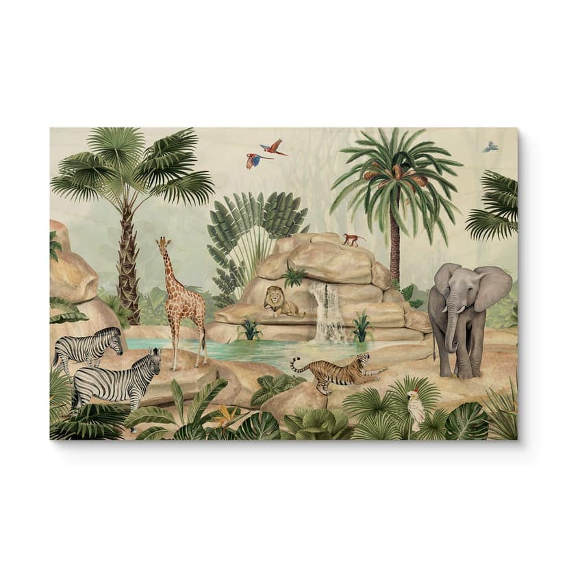 Kikki Belle Träposter - Djungelparadiset