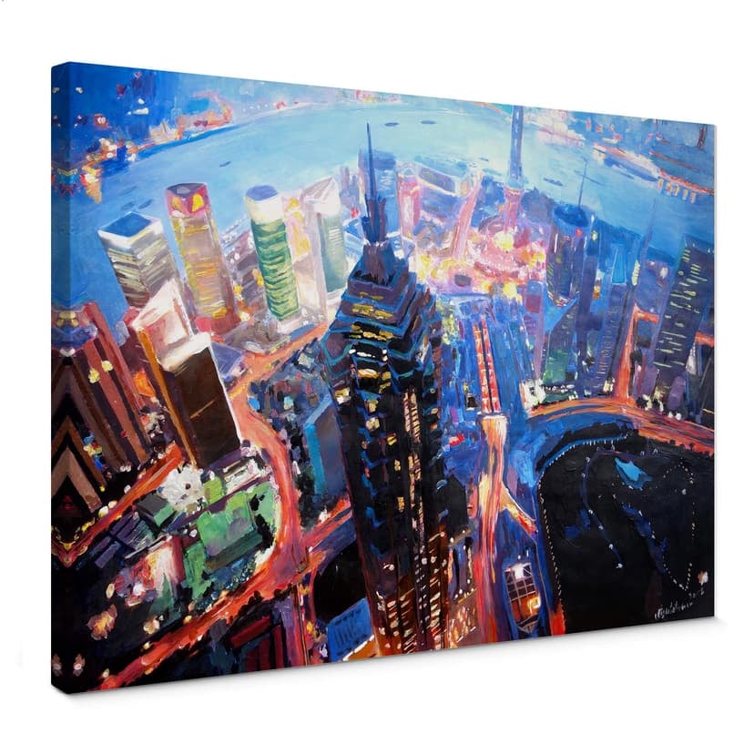 Canvastavla Bleichner - Shanghai