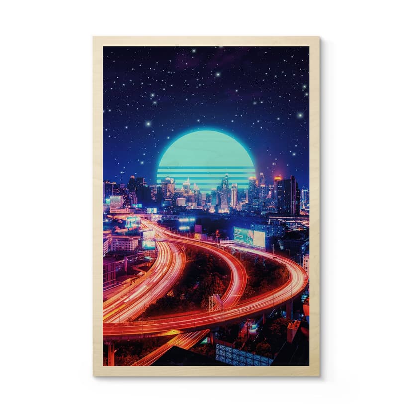 Träposter Cyber City Bangkok - Takkar