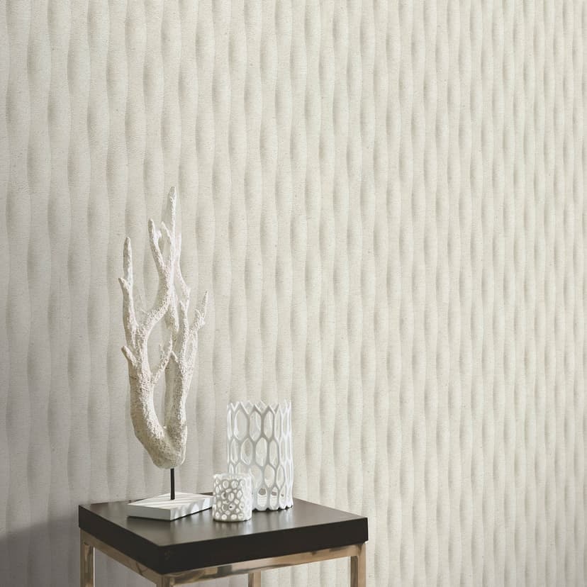 Guido Maria Kretschmer grafisk tapet Concrete Illusion Fashion for Walls 5 ljus taupe