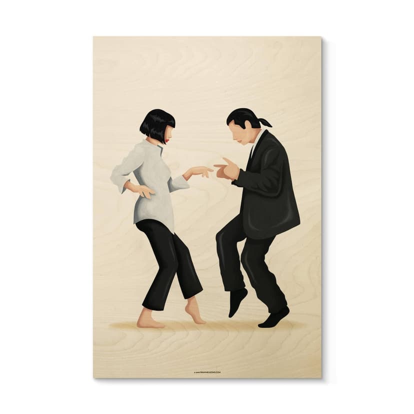 Tohmé Träposter - Pulp Fiction