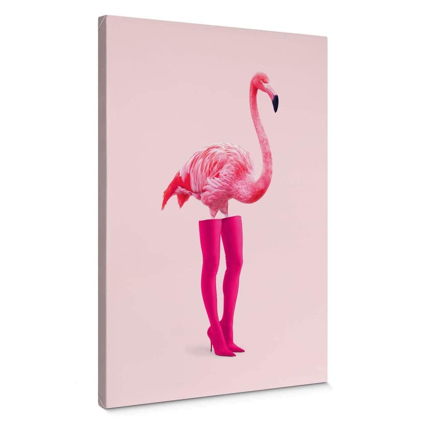 Canvastavla Flamingo rosa - Pozdniakov - Flaminciaga