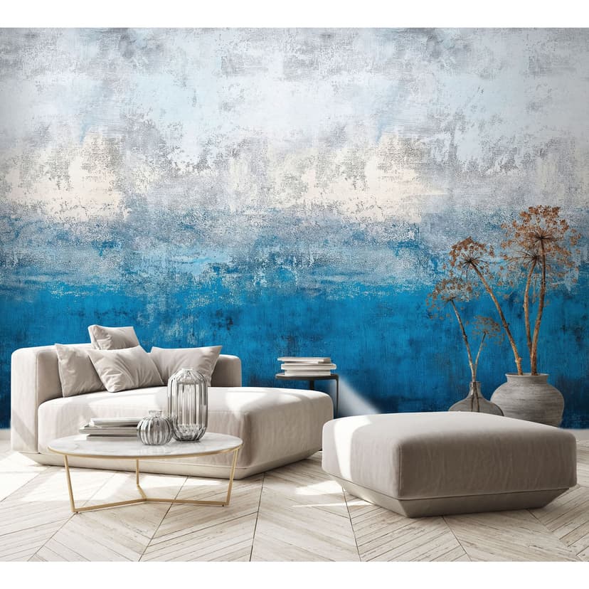 Guido Maria Kretschmer Fototapet Ocean Line - Art Edition 2 blå