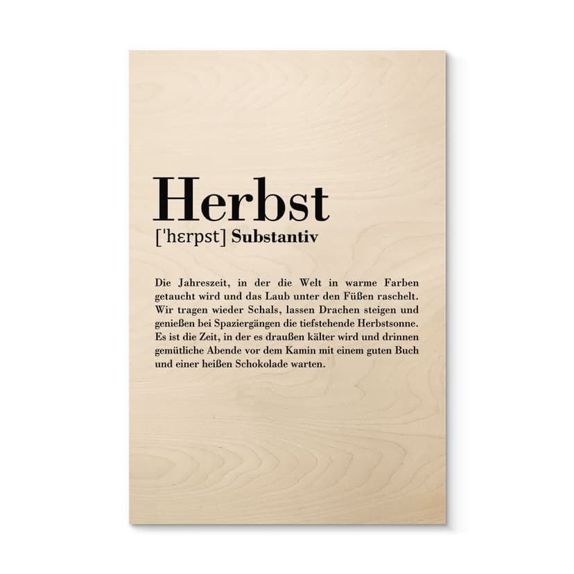 Grammatik Träposter - Höst