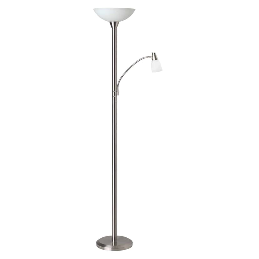 Deckenleuchte Lennard 2 Metallic, 54W, 179 x 30,2 cm, Glas Deckenfluter