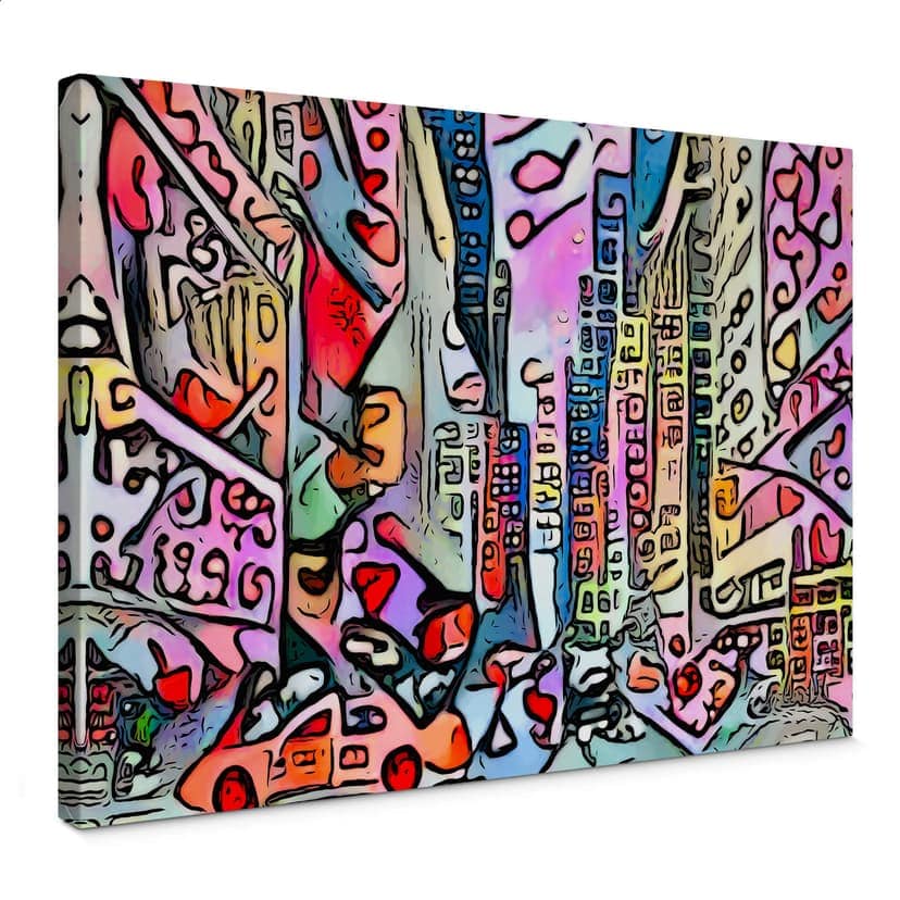 Canvastavla Zamart - New York - Rizzi stil