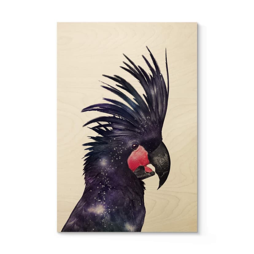 Loose Träposter - Galaxy Bird