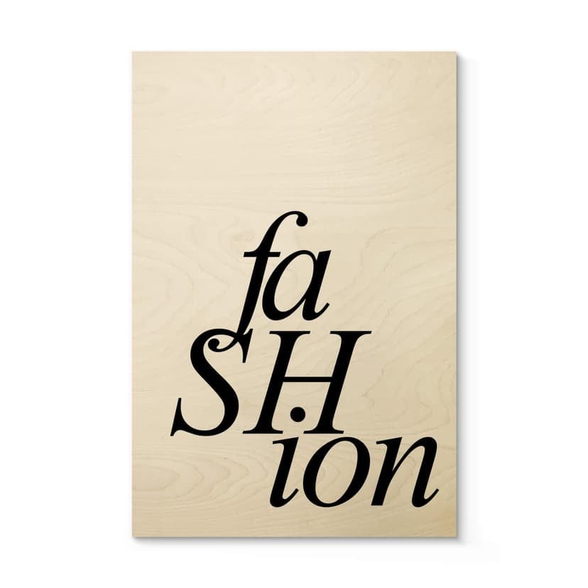 Träposter Fashion 01