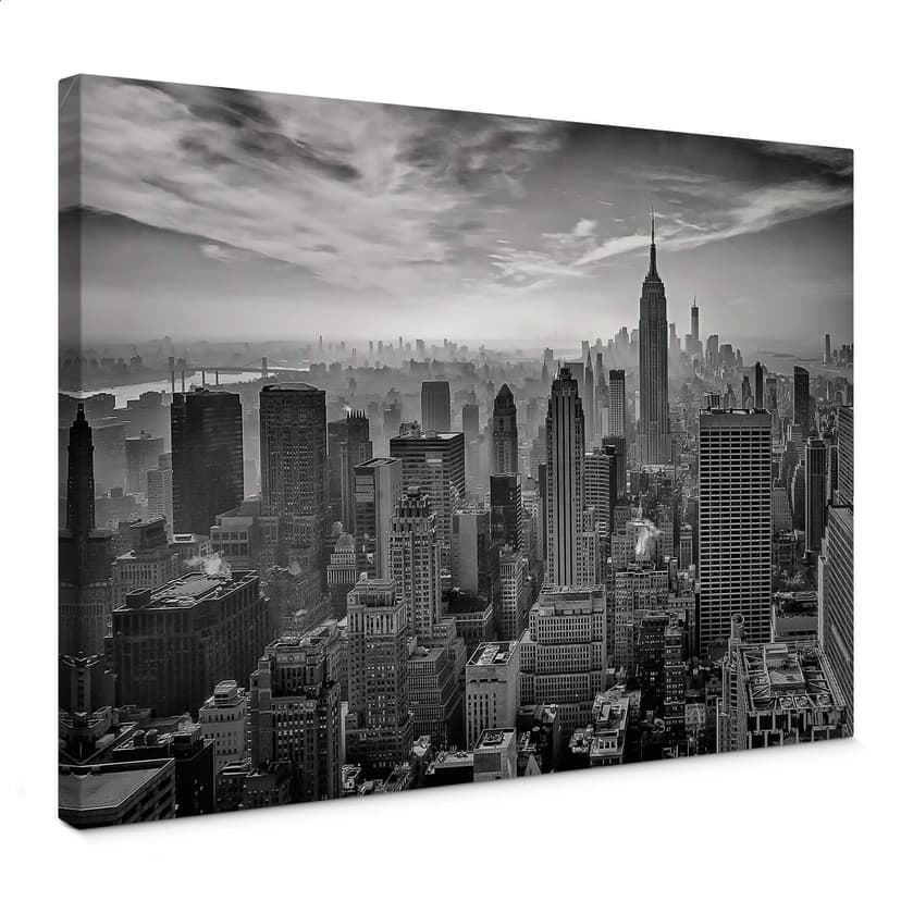 Canvastavla Schilbe - Hazy Gotham