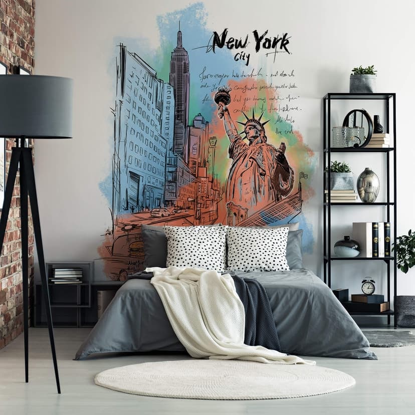 Fototapet New York - Frihetsgudinnan - Älska din stad
