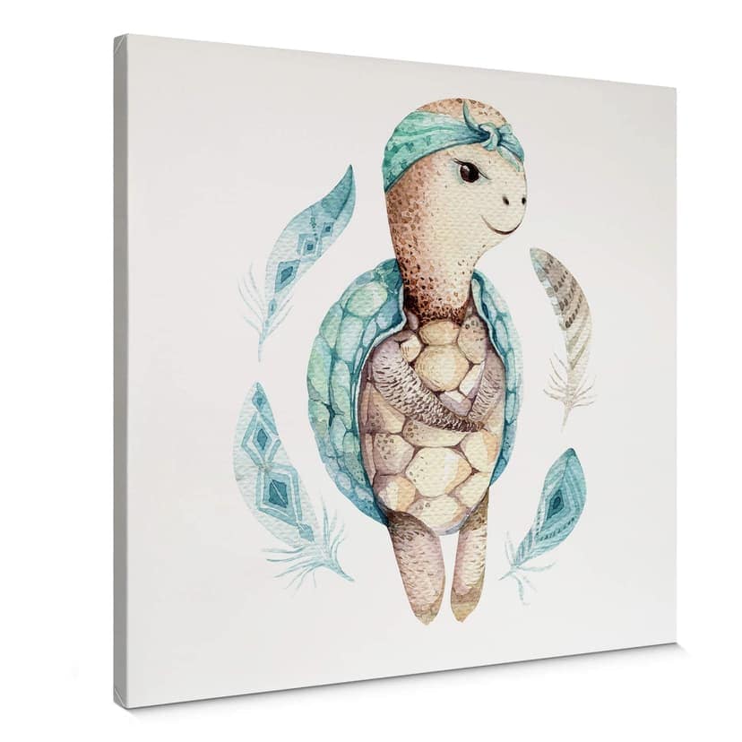 Canvastavla Kvilis - Miss Turtle