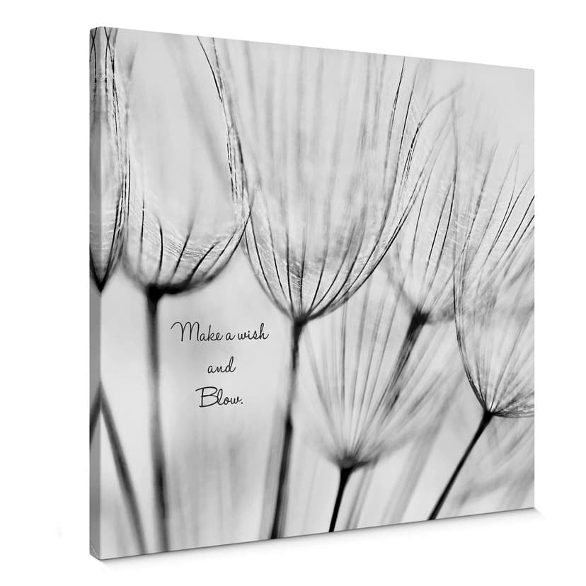 Canvastavla Make a Wish... - fyrkant