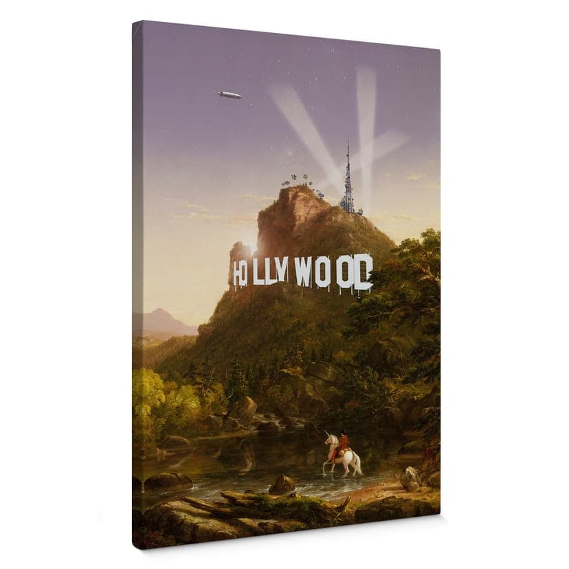 Tavla i canvas Lös - Hollywood